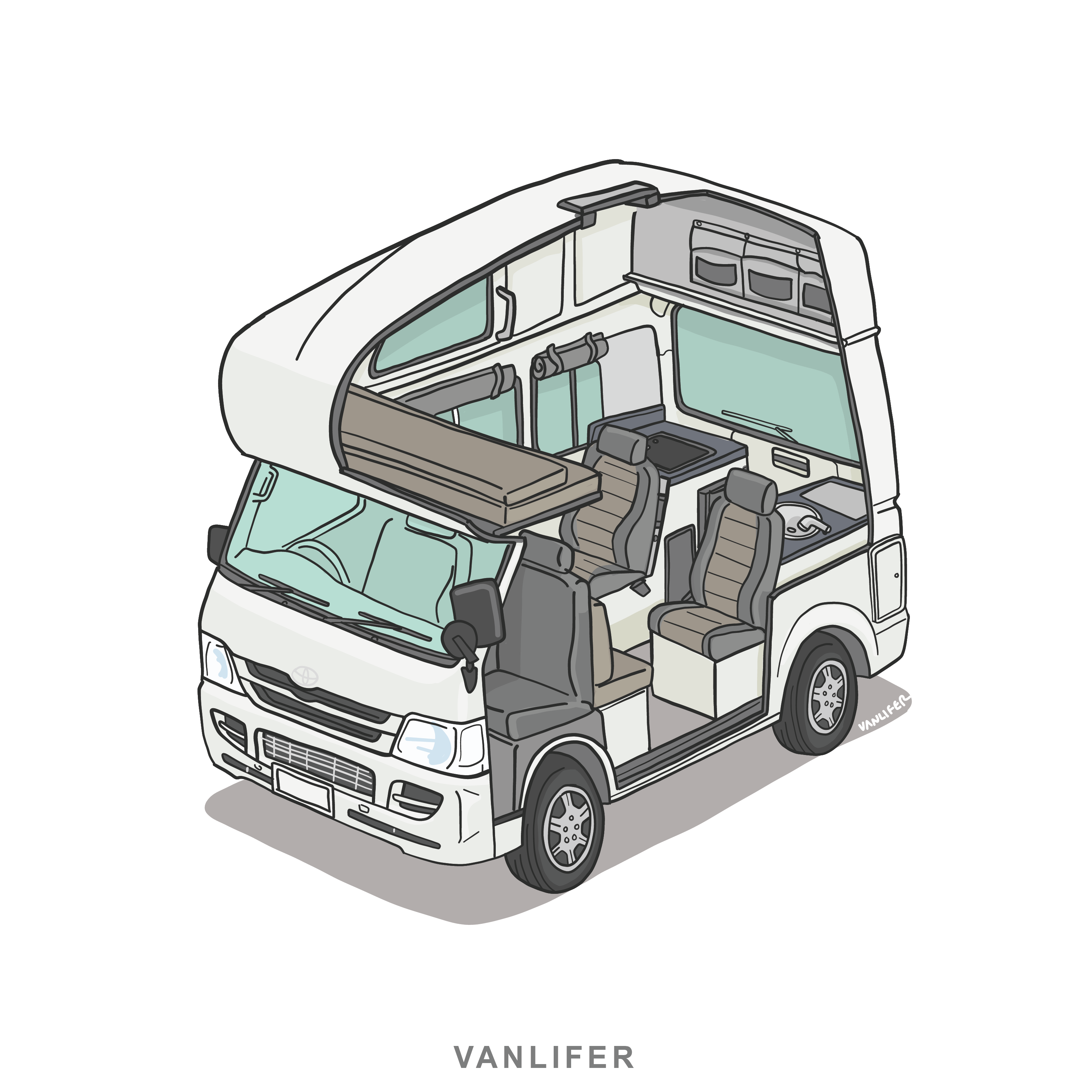 Lucky Rover Cross Section